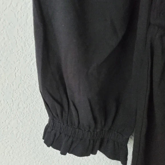 J crew factory tiered smoked midi dress size S black - Picture 11 of 15